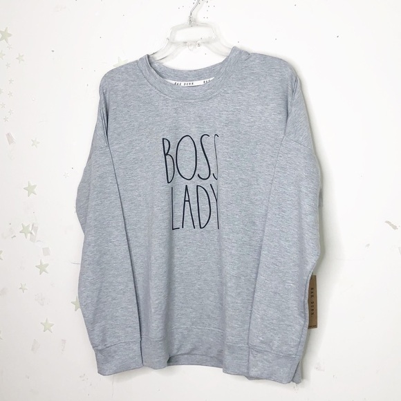RAE Dunn Gray boss lady graphic sweatshirt - Picture 13 of 13